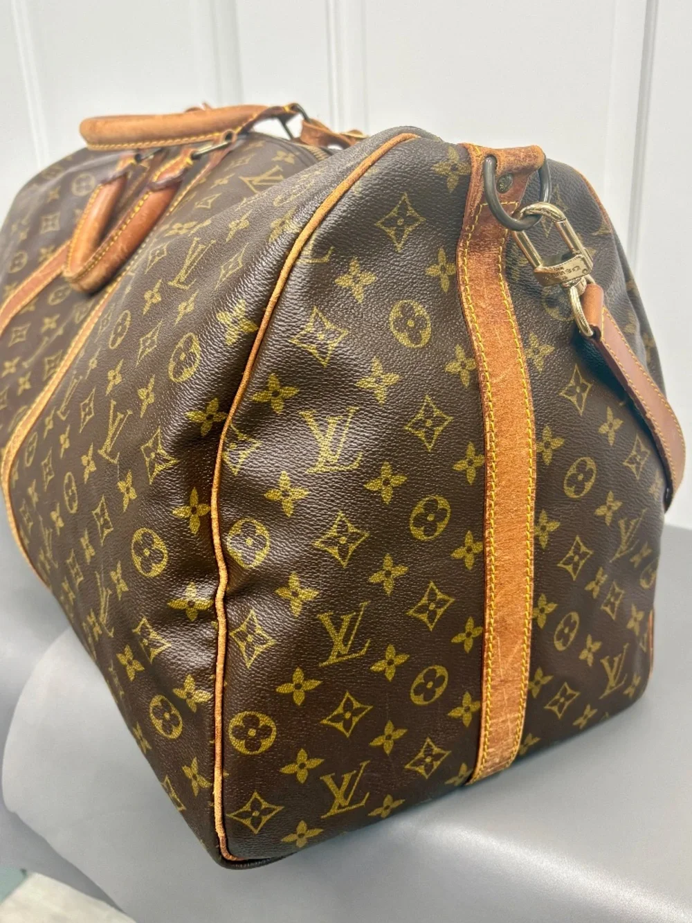 Vintage Louis Vuitton Keepall Bandouliere 60 Monogram Canvas